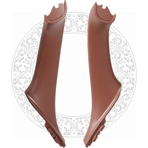 Car Styling For BMW F10 LCI 530d 530dx 2012-2016 Beige Black Car Interior Door Handle Inner Door Panel Pull Trim Cover