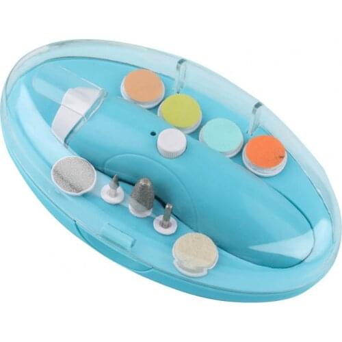 1 Set Baby Cute Nail Clipper Fashion Safe Electric Nail Polisher Baby Clipper Newborn Care Kit Baby Nail Care Tools