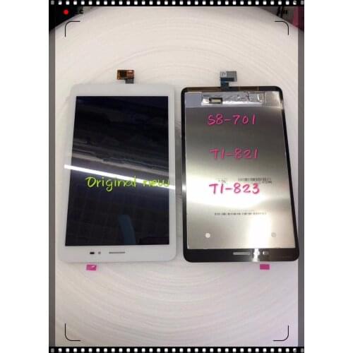 For Replacement New LCD Display Touch Screen Assembly For Huawei MediaPad T1 8.0 S8-701U S8-701 T1-821W T1-823L 8-inch White
