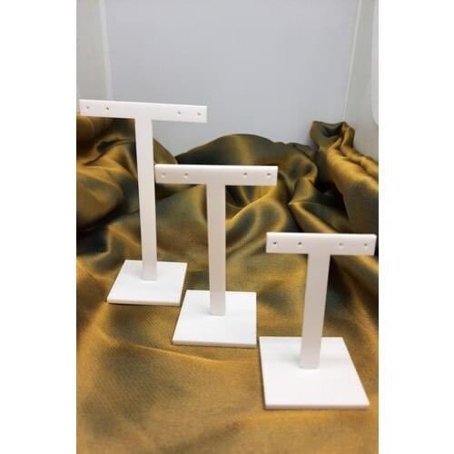 3 size Double Plexiglass Earring Stand