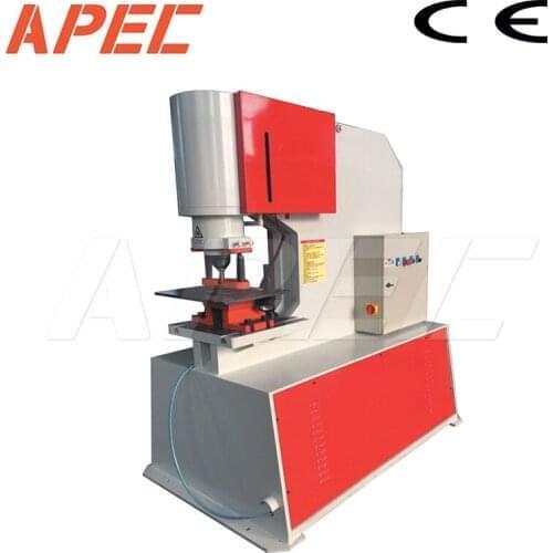 Hydraulic Ironworker Machine for Angle Punching, Cutting, Bending, Notching 90T