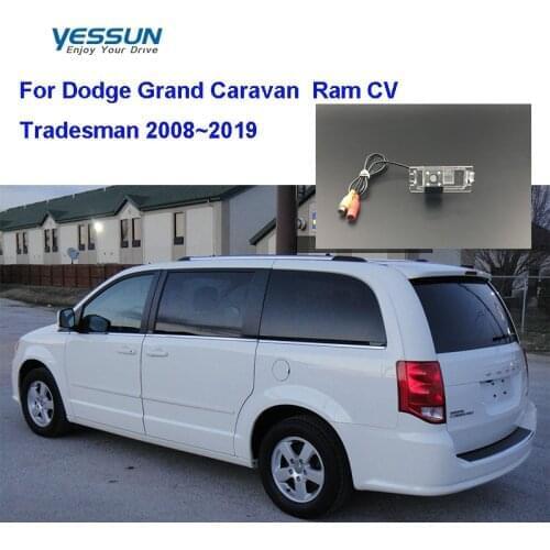 Yessun HD CCD Night Vision Rear Camera For Dodge Grand Caravan Ram CV Tradesman 2008~2019 for dodge license plate camera