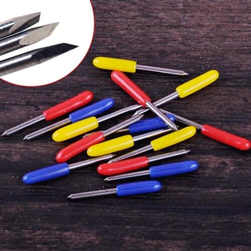 LETAOSK New 15pcs 30 degrees 45 degrees 60 degrees Cemented Carbide Blade Knife Fit for Mimaki Cutting Plotter Vinyl Cutter