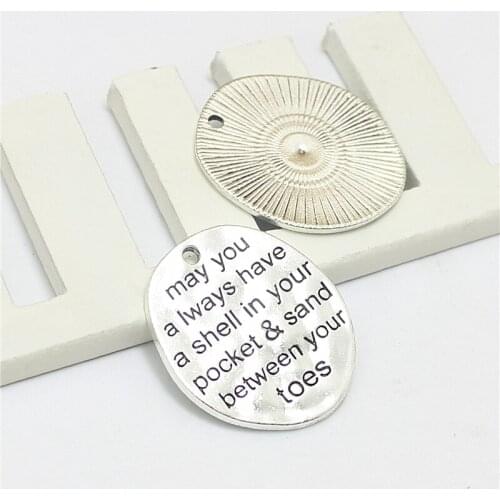 Sweet Bell 12pcs 26*30mm Antique Metal Zinc Alloy oval Cameo Alphabet Letter Fit Jewelry Necklace Charms Making 4A560