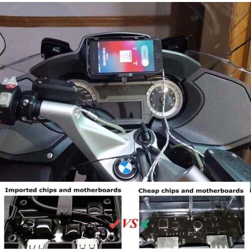 Mobile phone Navigation bracket USB phone charging for BMW R1250RT R1200RT 2015-2019