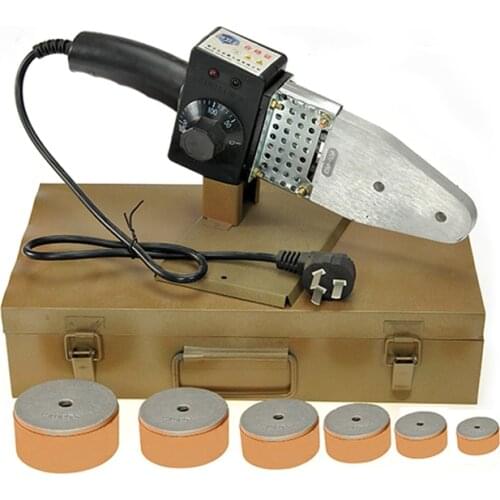 600-800W AC220V 20-63mm 2" PPR PVC PB PE Water Pipe Temperature Control Heat Weld Melt Machine Socket Fusion Welder Set