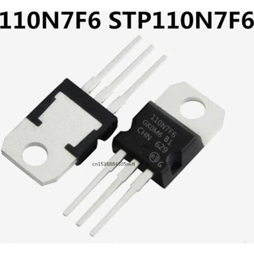 Original 10pcs/ 110N7F6 STP110N7F6 TO-220 68V 110A