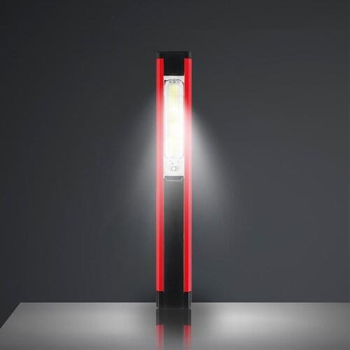 2 in 1 Rechargeable LED COB Camping Work Inspection Light Lamp Hand Torch Magnetic Portable Work LED Flashlight