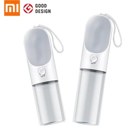 Xiaomi PETKIT Portable Pet Water Bottle Cup 300/400ML Dogs Travel Puppy Cat Drinking Bowl Outdoor Pet Water Dispenser Feeder
