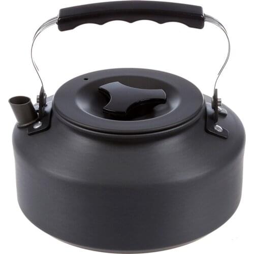 1.1L Portable Ultra-light Outdoor Camping Picnic Water Kettle Teapot Coffee Pot Anodised Aluminum Outdoor Tableware