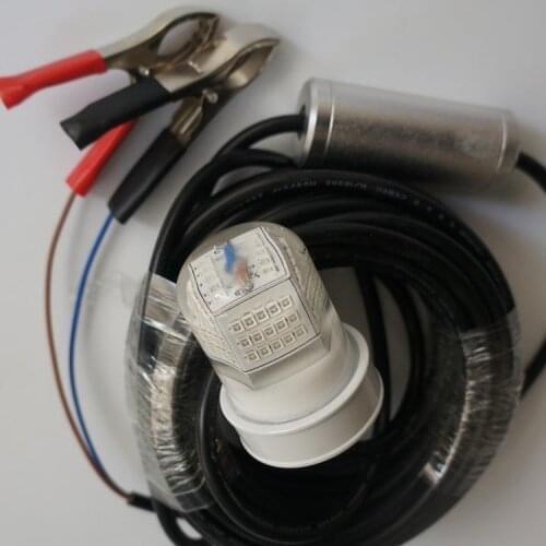 30W led underwater squid fishing light night lure submersible green blue white fishing led light