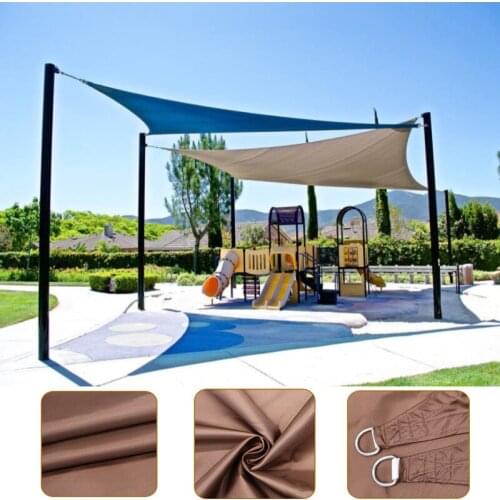 Waterproof Sunshade Sail Triangle Sun Shade Sail Garden Patio Outdoor Awings Canopy Pool Awning Camping Sun Shelter Tent