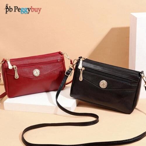 Female Crossbody Handbags with Exterior Pocket Tote PU Leather Embossing Shoulder Underarm Bags for Shopping