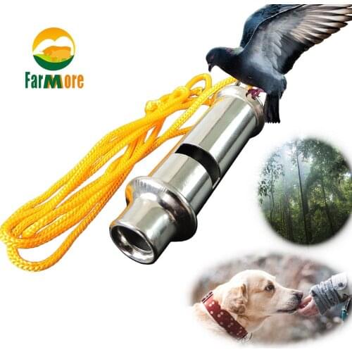1Pcs Metal Pet Dog Pigeon Training Whistle Flute Ultrasonic Whistle Sport Outdoor Survival Tools Lifesaving Equipment