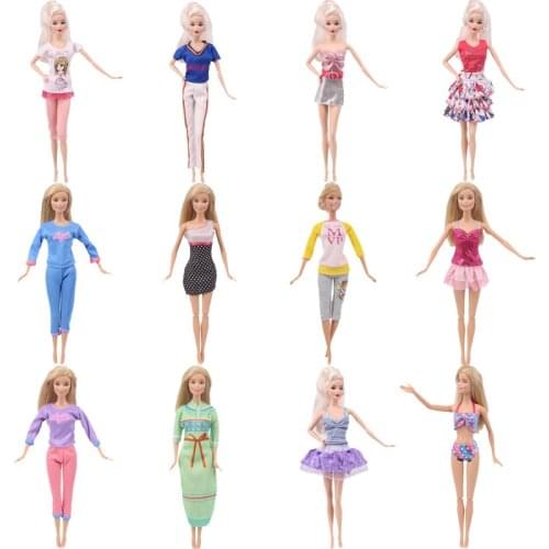 14 Set Fashion Accessories Doll Beautiful Suits & Dresses For Babies Dolls Girls Toy Gift