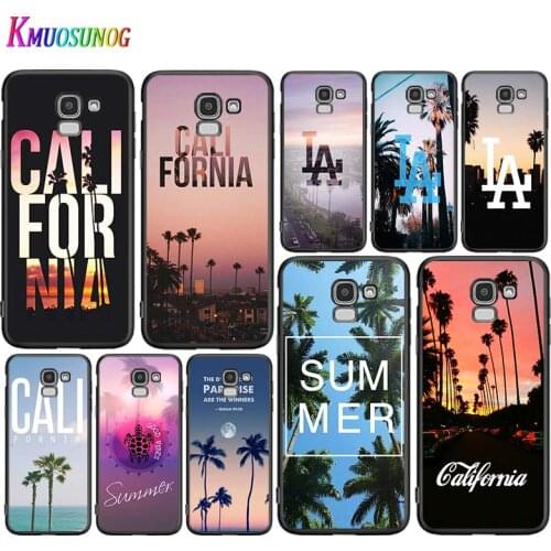 Travel Los Angeles California For Samsung Galaxy J2 J3 J4 Core J5 J6 J7 J8 Prime duo Plus 2018 2017 2016 Silicone Phone Cover