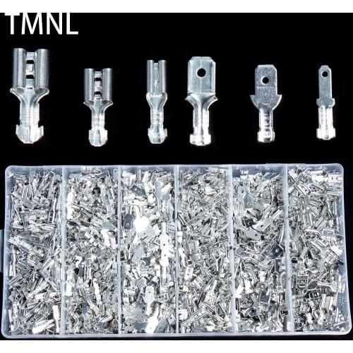 Connector Electrical Female Male Spade Wire Terminal Sleeve spring plug Crimped Crimping Connectors Assortment Kit Insulated