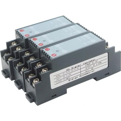 DC Signal Isolation Transmitter Input 4~20mA/0~10V~100V Output 0~5V/-0~10V/4~20mA Multiple Signal Customize Isolator Converter
