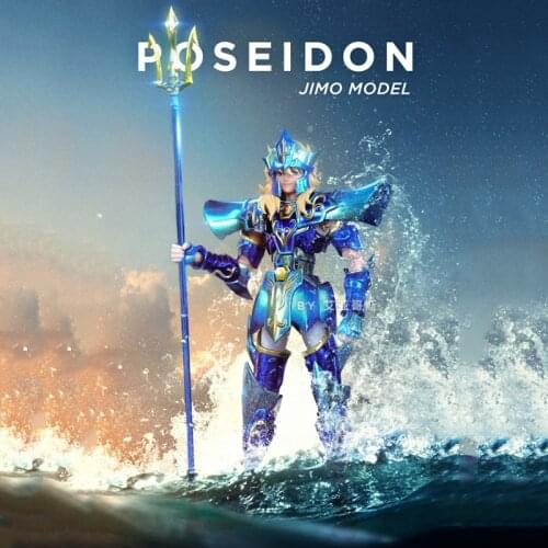 Jmodel Saint Seiya Saint Cloth Myth EX 15th Anniversary Action Figure Sea King Poseidon Action Figures Collection Model Toys