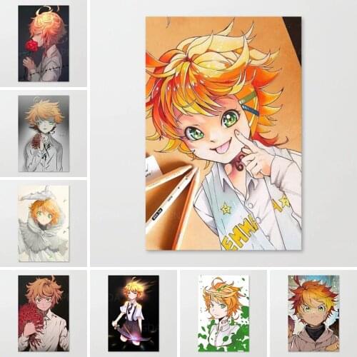 Modular Hd Prints Pictures Emma the Promised Paintings Home Decoration Canvas Japan Anime Poster Wall Artwork For Living Room