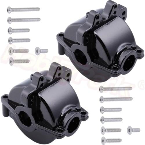 2pcs Aluminum Front and Rear Gear Box Set for WLtoys 1/18 RC Car A959 A959B A969 A969-B A979 K929 Upgrade Parts