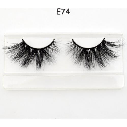 Visofree Mink Eyelashes 25mm Lashes Dramatic 3D Mink Lashes False Eyelashes Soft Eyelash Extension Long Fake Eye Lashes E74