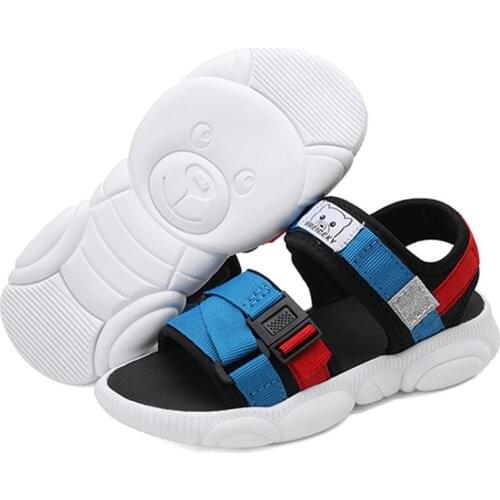 New Summer Baby Boys Girls Sandals Fashion Kids Outdoor Sports Beach Water Shoes Fisherman Sandal Soft Non-slip Casual Flat Shoe