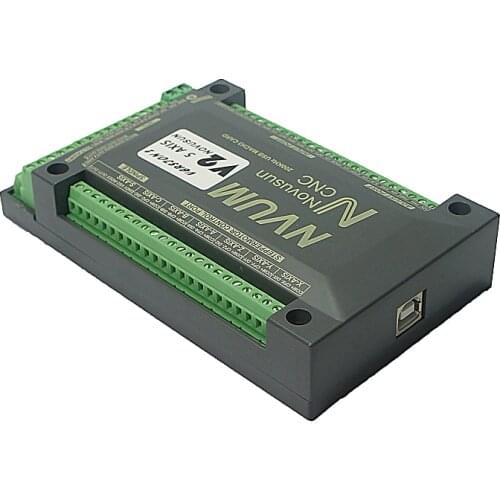 NVUM 4 Axis Mach3 USB Card 300KHz CNC Router 3 4 6 Axis Motion Control Card Breakout Board for DIY Engraver Machine