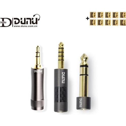 Original Dunu Audio Converter Adapters 3.5mm / 4.4mm Balanced Male to 2.5mm/2.5mm TRRS Female (6.35-3.5) Dunu Earphone Plugs