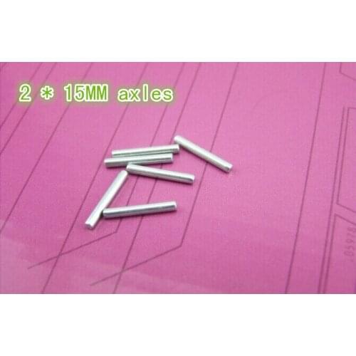 2 * 15MM axle diy model toy remote control car accessories minor axis of the optical axis of handmade iron shaft technology