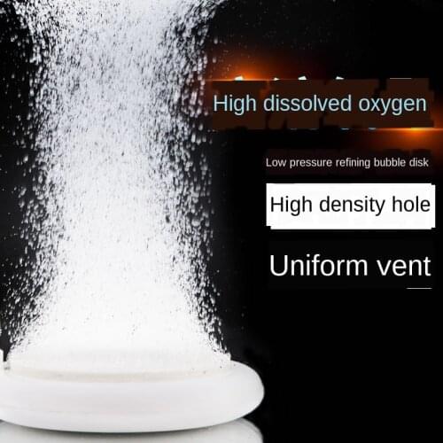 Aquarium Nano bubble tray Mute O2 refiner gas cake nano oxygen pump accessories sand tray tray air pump air bubble stone