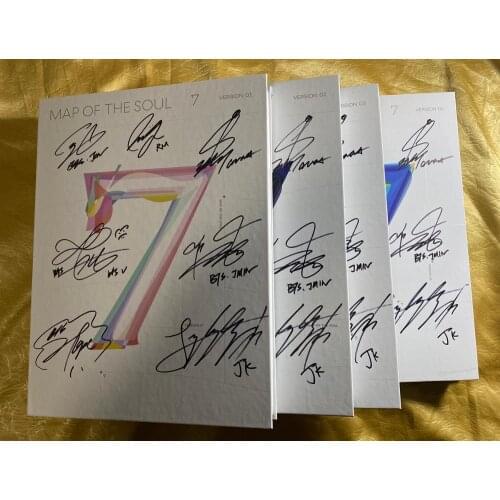 Hand signed Bangtan Boys autographed MAP OF THE SOUL : 7 autographs in ink K-POP 032020