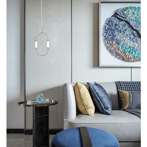 Modern luminaire lustre pendente glass LED pendant lights living room deco chambre luminaria pendente