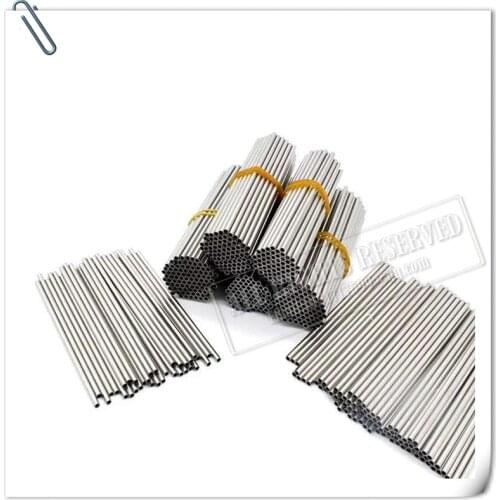 Tube seamless stainless steel precise pipe OD 0.4 mm SCH small diameter ss pipe 5pcs Can be customized