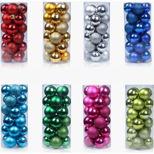 Christmas Tree Decor Ball Bauble Xmas Party Hanging Ball Ornament Christmas Decoration for Home New Year navidad Baby Shower