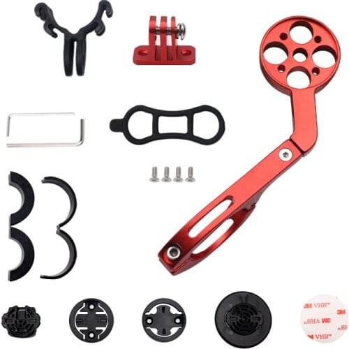 Bicycle Computer Camera Mount Holder For iGPSPORT Bryton GoPro Riding Aluminum Alloy Front Bike Mount Cycling Accessories