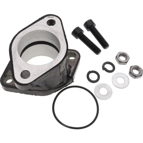 38mm Carburetor Intake Manifold Pipe with Screw for Yamaha Warrior350 YFM350 1987-2004