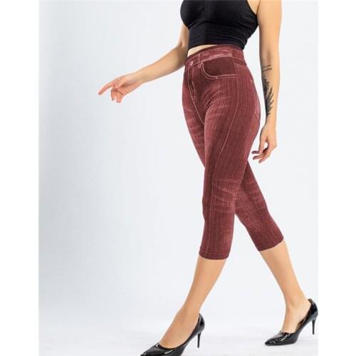 Women Trouser High Quality Breathable Stretch Pants Fashion Printed Ladies Pants Slim Fit Solid Color Comfortable Trousers