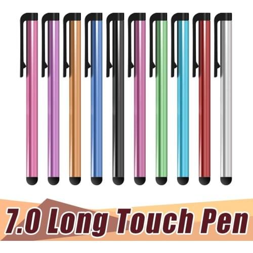 1000pcs/lot Universal Capacitive 7.0 Stylus Touch Screen Pen for IPad IPhone X 7 8 Xiaomi Huawei Samsung Android Phones Table