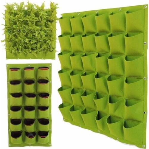 2/72/68 Three-Dimensional Vertical Green Plant Pot Wall Hanging Flower Pot Multi-Layer Combination Balcony Bonsai Garden Decor