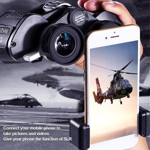 20X50 Binoculars Long Range HD Telescope Mobile Phone Camera Telescope Green Film For , Hunting, Bird Watching, Concert Sports