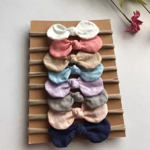 4Pcs Lovely Newborn Baby Girls Toddler Kids Flower Crown Headband Hairband Cute