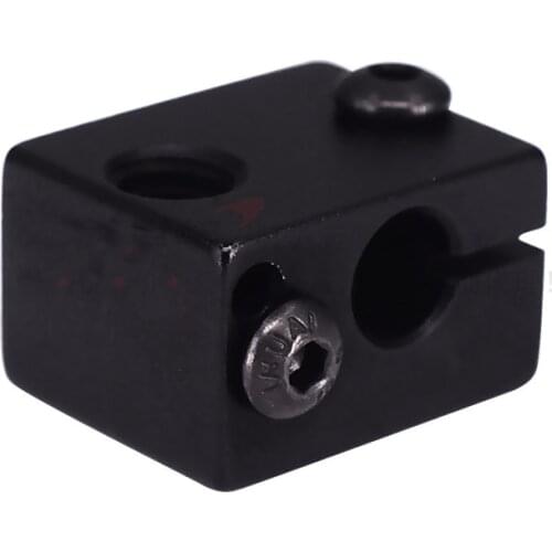 3D printer accessories E3D V6 heating aluminum block extrusion kit special heating aluminum block Pure Black Edition