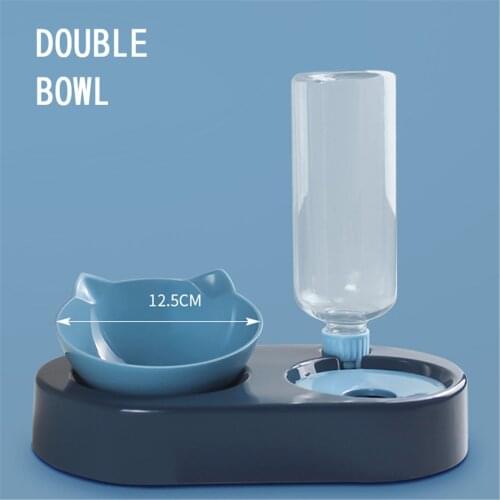 Automatic Pet Feeder 2 In 1 at Bowl Water Dispenser Food Storage Water Storage Pet Dog Cat Food Bowl Food Container 2021