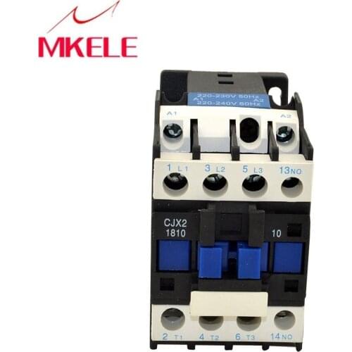 CJX2-1810 3P+NO contactor 220v coil voltage,3 phase contactor,modular contactor,three-phase contactor with low price