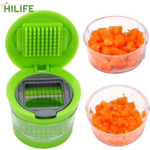Canteen Decor Vegetable Chopper Kitchen Gadget Garlic Press For Home Manual Onion Chopper Garlic Multi-function Kitchen Tools
