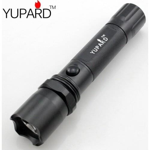 YUPARD 3W flashlight torch lamp 18650 rechargeable battery 3 modes camping lantern outdoor sport