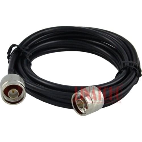 3 Meters RG58U Coaxial Cable with 2 N Male Connector Signal Repeater Indoor Antenna Connecting Cable
