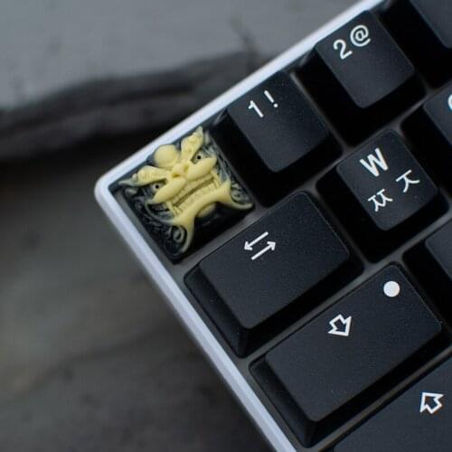Chinese Style Lion Head Keycap Resin Fancy Key Cap For Cherry MX Keyboard New