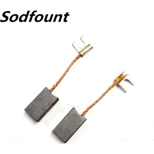 1pcs Magnetic drill with electric brush Magnetic seat drill carbon brush 6X10X18MM motor accessories carbon brush